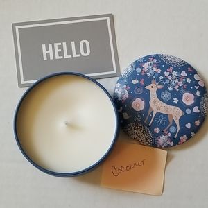 HANDMADE CANDLE  - Coconut scented